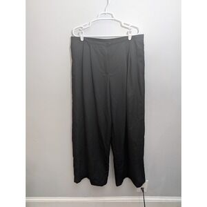 Lot  2 pairs Wild Fable Women's Black  Pleated Wide Leg Trouser Pants XL&14
